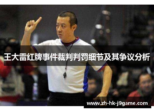王大雷红牌事件裁判判罚细节及其争议分析